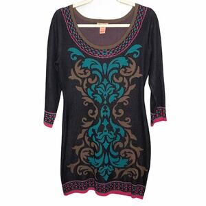 Women's Flying Tomato Whimsigoth Witchcore Witchy Sweater Dress Mediumf